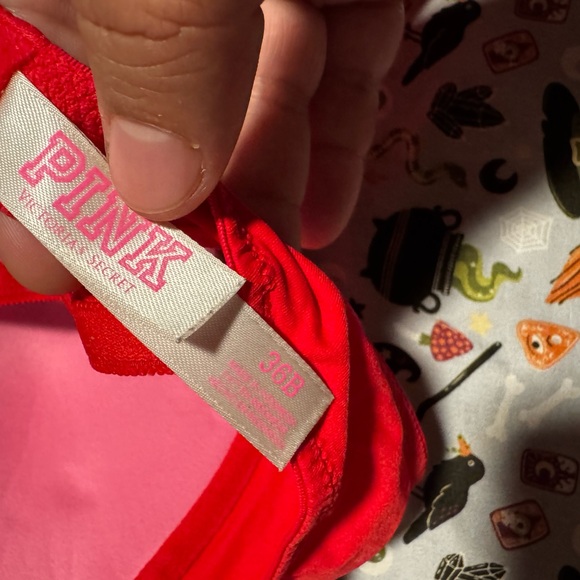 Red Women's Bra - Picture 3 of 3